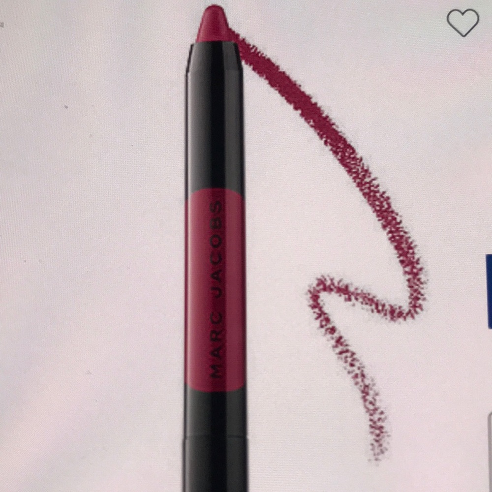 Marc Jacobs Beauty Le  Marc  360 petite liquid lip crayon plum n get it NEW